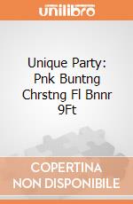 Unique Party: Pnk Buntng Chrstng Fl Bnnr 9Ft giochi