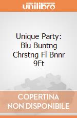 Unique Party: Blu Buntng Chrstng Fl Bnnr 9Ft giochi