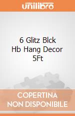 6 Glitz Blck Hb Hang Decor 5Ft gioco