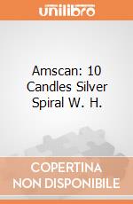 Amscan: 10 Candles Silver Spiral W. H. giochi
