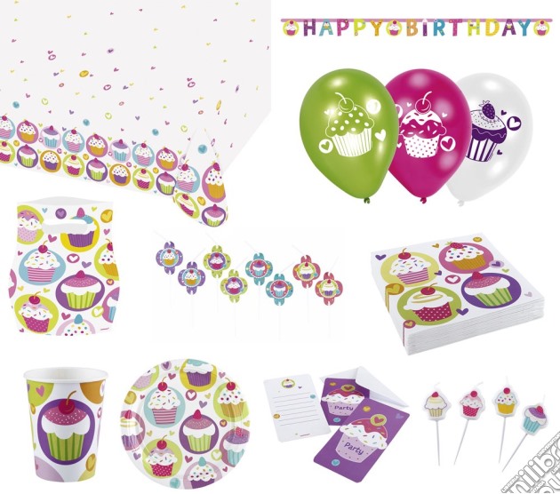 Amscan: Cupcake - 20 Tovaglioli gioco di Giocoplast