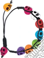 Amscan: Skull Bracelet Day Of The Dead H. Braccialetto Teschi Colorati giochi