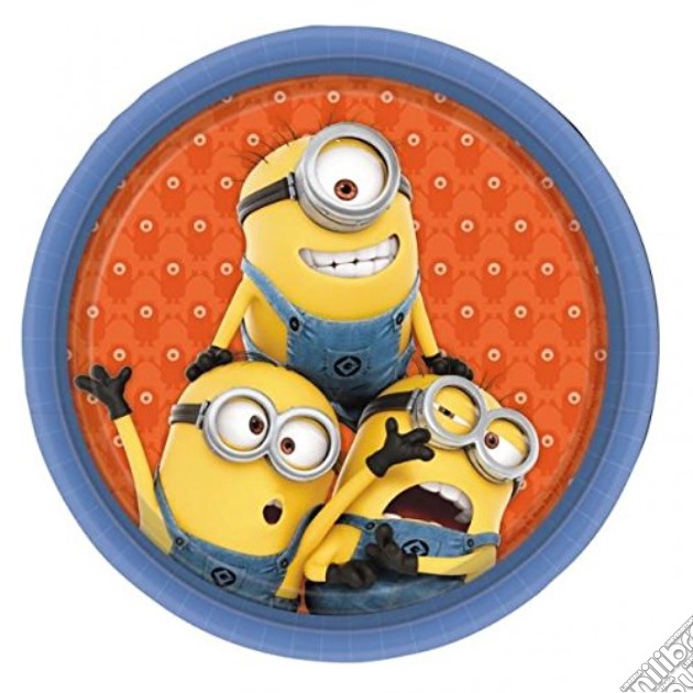 Minions - 8 Piatti 23 Cm gioco di Como Giochi