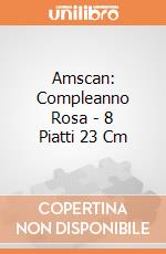 Amscan: Compleanno Rosa - 8 Piatti 23 Cm gioco di Giocoplast
