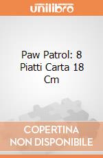 Paw Patrol: 8 Piatti Carta 18 Cm gioco