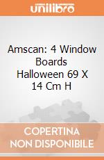 Amscan: 4 Window Boards Halloween 69 X 14 Cm H gioco