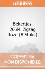 Bekertjes 266Ml Zigzag Roze (8 Stuks) gioco di Witbaard