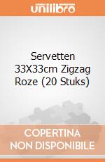 Servetten 33X33cm Zigzag Roze (20 Stuks) gioco di Witbaard