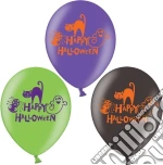 Amscan: Balloon: Pk6 27.5 Happy Halloween H. Palloni Lattice 11' - 27 Cm Happy Halloween giochi