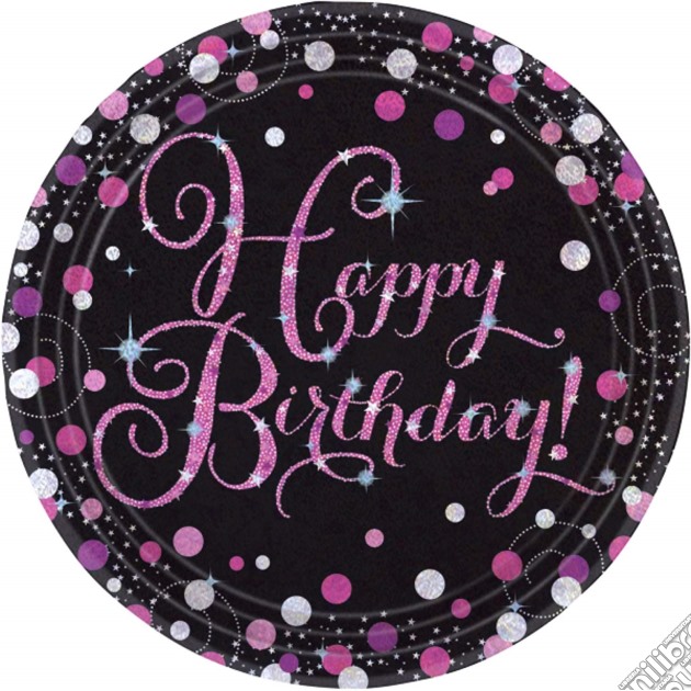 Bordjes Papier 23Cm Happy Birthday Spar gioco di Witbaard