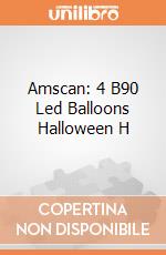 Amscan: 4 B90 Led Balloons Halloween H gioco