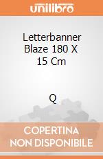 Letterbanner Blaze 180 X 15 Cm                  Q gioco