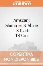 Amscan: Shimmer & Shine - 8 Piatti 18 Cm gioco di Giocoplast