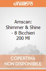 Amscan: Shimmer & Shine - 8 Bicchieri 200 Ml gioco di Giocoplast