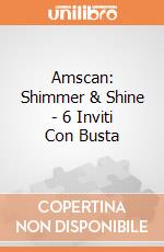 Amscan: Shimmer & Shine - 6 Inviti Con Busta gioco di Giocoplast