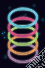 Amscan: Fancy Glow Leucht-Armbander Farblich Sortiert. Fancy Glow - Braccialetto Luminoso 20 Cm, 5 Colori Assortiti giochi