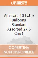 Amscan: 10 Latex Balloons Standard Assorted 27,5 Cm/1 gioco