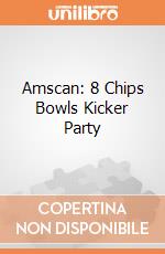 Amscan: 8 Chips Bowls Kicker Party giochi
