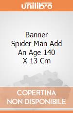 Banner Spider-Man Add An Age 140 X 13 Cm gioco