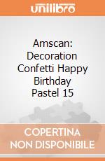 Amscan: Decoration Confetti Happy Birthday Pastel 15 gioco