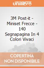 3M Post-it - Miniset Frecce - 140 Segnapagina In 4 Colori Vivaci gioco di 3M