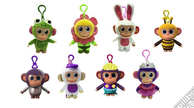 Wonderpark: Chimpanzombie In Peluche Profumato 8 Cm Con Clip On 8 Personaggi Diversi gioco di Joy Toy