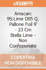 Amscan: 9S:Lime D05 Q. Pallone Foil 9' - 23 Cm Stella Lime - Non Confezionato giochi