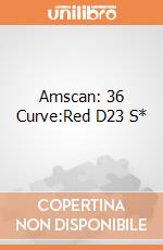 Amscan: 36 Curve:Red D23 S* giochi