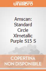 Amscan: Standard Circle Xlmetallic Purple S15 S giochi