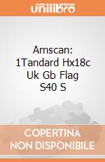 Amscan: 1Tandard Hx18c Uk Gb Flag S40 S giochi