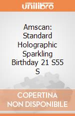 Amscan: Standard Holographic Sparkling Birthday 21 S55 S giochi