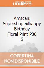 Amscan: Supershapexlhappy Birthday Floral Print P30 S giochi