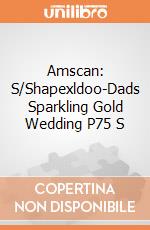Amscan: S/Shapexldoo-Dads Sparkling Gold Wedding P75 S giochi