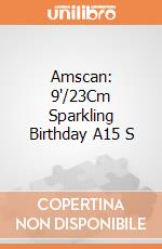 Amscan: 9'/23Cm Sparkling Birthday A15 S giochi