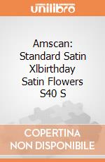 Amscan: Standard Satin Xlbirthday Satin Flowers S40 S giochi