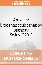 Amscan: Ultrashapecubezhappy Birthday Swirls G20 S giochi