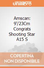 Amscan: 9'/23Cm Congrats Shooting Star A15 S giochi