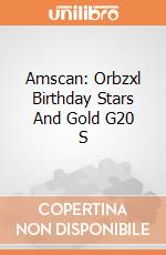 Amscan: Orbzxl Birthday Stars And Gold G20 S giochi