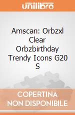 Amscan: Orbzxl Clear Orbzbirthday Trendy Icons G20 S giochi