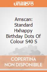 Amscan: Standard Hxhappy Birthday Dots Of Colour S40 S giochi