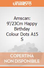 Amscan: 9'/23Cm Happy Birthday Colour Dots A15 S giochi