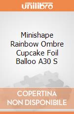 Minishape Rainbow Ombre Cupcake Foil Balloo A30 S gioco