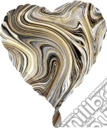 Anagram: Standard Marblez Black Heart Foil Balloon S S18 Q giochi
