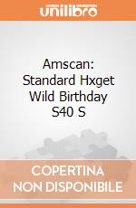 Amscan: Standard Hxget Wild Birthday S40 S giochi