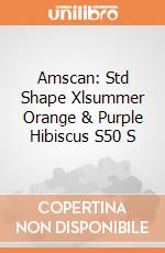 Amscan: Std Shape Xlsummer Orange & Purple Hibiscus S50 S giochi