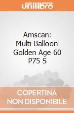 Amscan: Multi-Balloon Golden Age 60 P75 S giochi