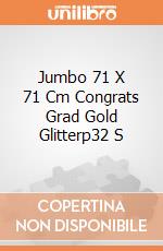 Jumbo 71 X 71 Cm Congrats Grad Gold Glitterp32 S giochi