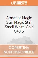 Amscan: Magic Star Magic Star Small White Gold G40 S giochi