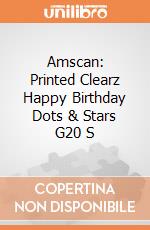 Amscan: Printed Clearz Happy Birthday Dots & Stars G20 S giochi
