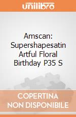 Amscan: Supershapesatin Artful Floral Birthday P35 S giochi